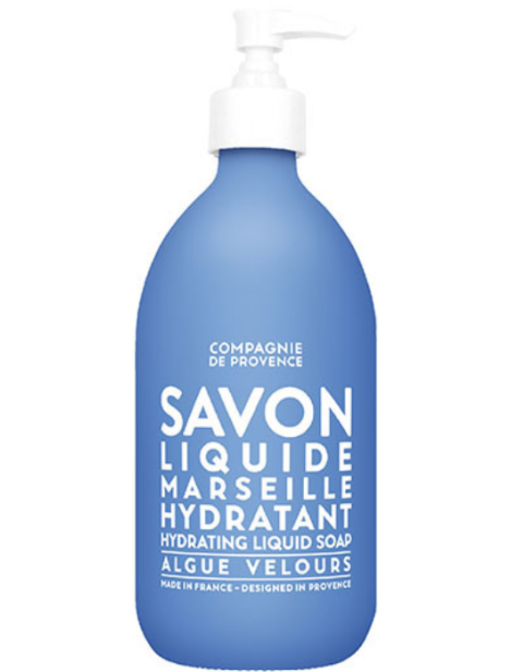 Compagnie De Provence Savon Liquide Marseille Hydratant  Algue Velours Sapone Liquido 500 Ml