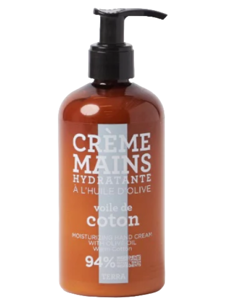 Compagnie De Provence Terra Crema Mani Con Olio D'oliva Voile De Coton 300 Ml