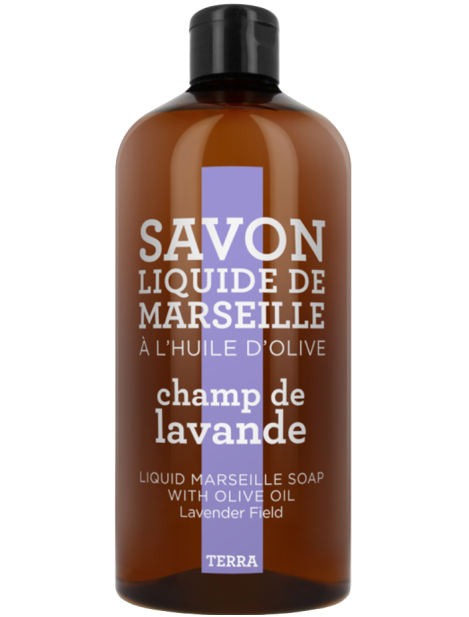 Compagnie De Provence Sapone Liquido Marsiglia Con Olio D'oliva Champ De Lavande 1L Ricarica