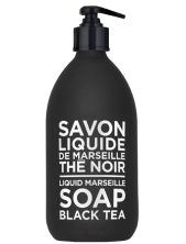 Compagnie De Provence Savon Liquide De Marseille The Noir Liquid Marseille Soap Black Tea Sapone Liquido 500 Ml