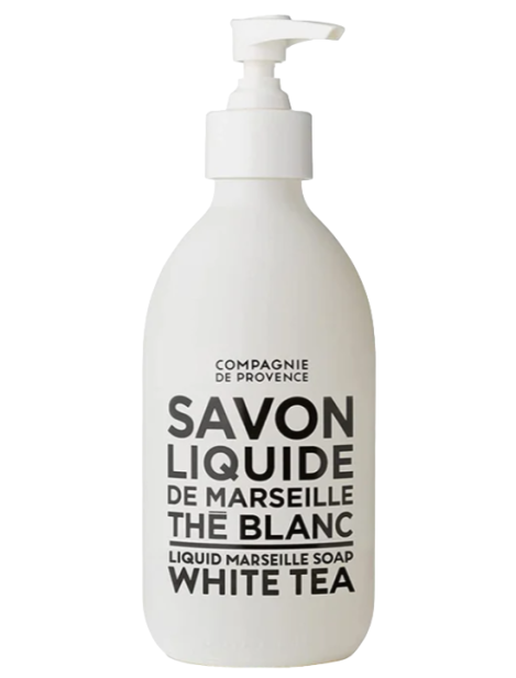 Compagnie De Provence Savon Liquide De Marseille The Blanc Liquid Marseille Soap White Tea Sapone Liquido 500 Ml