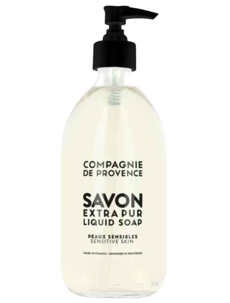 Compagnie De Provence Savon Extra Pur Liquid Soap Peaux Sensibles Sensitive Skin Sapone Liquido Pelle Sensibile 500 Ml