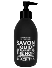 Compagnie De Provence Savon Liquide De Marseille The Noir Liquid Marseille Soap Black Tea Sapone Liquido 300 Ml