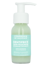 Compagnie De Provence Dentifrice Soin Fraicheur Refreshing Toothpaste Mente Poivrée Bio Organic Peppermint Dentifricio 50 Ml