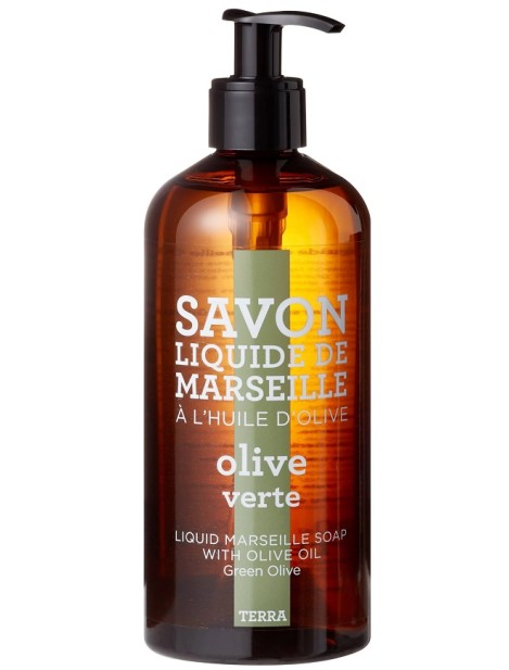 Compagnie De Provence Sapone Liquido Marsiglia Con Olio D'oliva Oliva Verde - 500 Ml