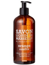 Compagnie De Provence Sapone Liquido Marsiglia Con Olio D'oliva Arancia Candita - 500 Ml