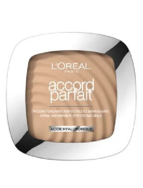 L'oréal Paris Accord Parfait Cipria Uniformante Effetto Naturale Con Acido Ialuronico - 2R/2C Vanille Rose