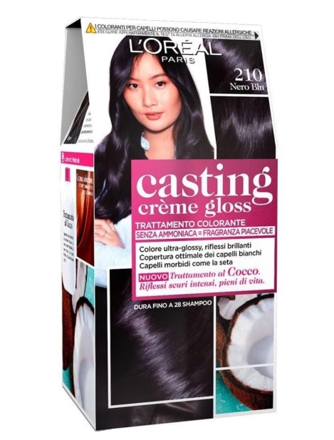 L'oréal Casting Crème Gloss Trattamento Colorante - 210 Nero Blu