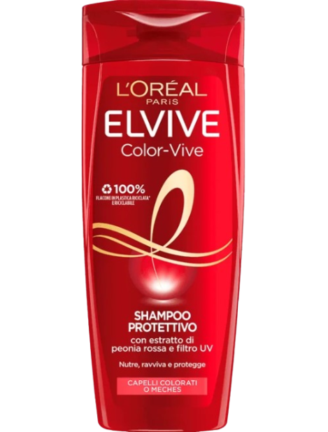 L’oreal Elvive Color Vive Shampoo Protettivo Per Capelli Colorati O Meches - 400Ml