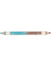 L'oréal Color Riche Duo Eyes & Eybrow Pencil - 01 Medium - 19 Turquoise