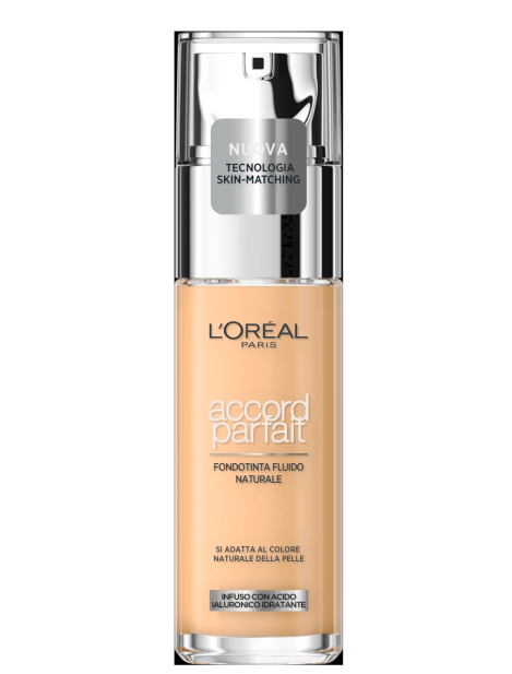 L'oréal Paris Accord Parfait Fondotinta Fluido Naturale Con Acido Ialuronico Idratante - 1.5N Linen