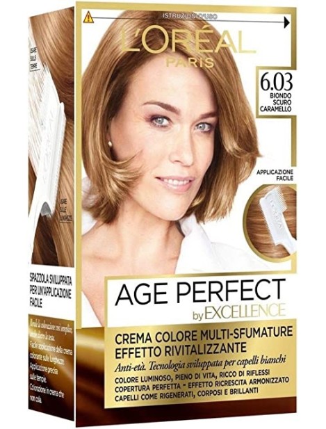 L'oréal Paris Excellence Age Perfect - 6.03 Biondo Scuro Caramello