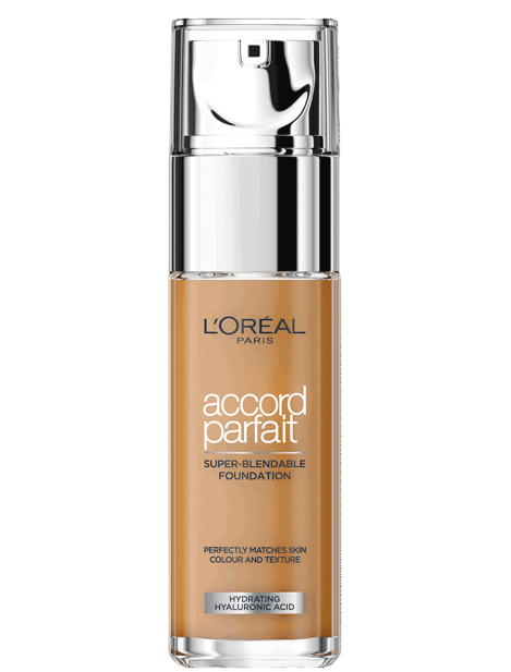 L'oréal Paris Accord Parfait Fondotinta Fluido Naturale Con Acido Ialuronico Idratante - 8D/8W Golden Cappuccino