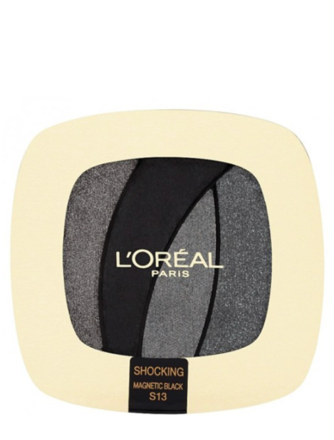 L'oréal Paris Color Riche Quad Ombretto - S13 Magnetic Black