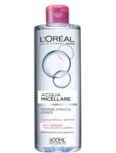 L'oréal Skin Expert Paris Acqua Micellare Pelli Sensibili Viso Occhi E Labbra - 400 Ml