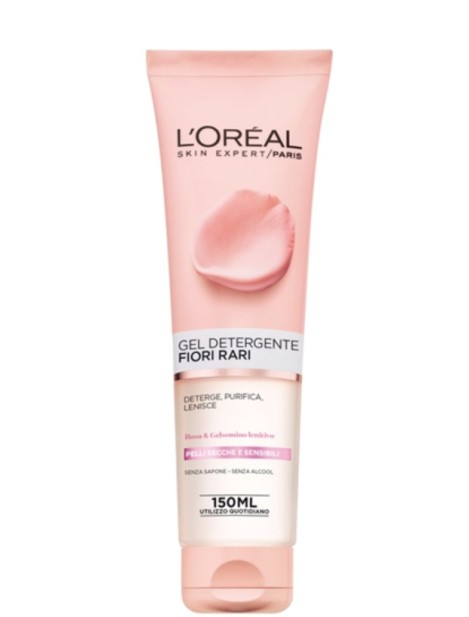 L'oréal Skin Expert Gel Detergente Fiori Rari Pelli Secche E Sensibili - 150 Ml