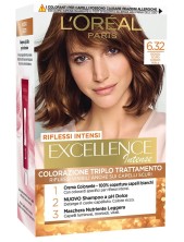 L'oréal Excellence Intense Colorazione Triplo Trattamento - 6.32 Biondo Scuro Dorato Perla