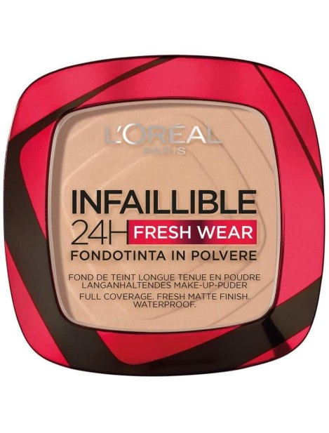 L'oréal Infaillible 24H Fresh Wear Fondotinta In Polvere - 130 True Beige