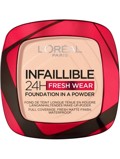 L'oréal Infaillible 24H Fresh Wear Fondotinta In Polvere - 180 Rose Sand