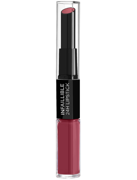 L'oréal Paris Infaillible 24H 2-Step Rossetto Liquido Colore Intenso - 804 Metro-Proof Rose