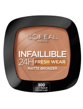 L'oréal Paris Infaillible 24h Fresh Wear Matte Bronzer - 300 Light Medium