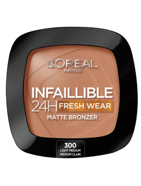 L'oréal Paris Infaillible 24H Fresh Wear Matte Bronzer - 300 Light Medium