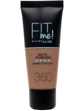 Maybelline Fit Me! Matte + Poreless Fondotinta - 360 Mocha