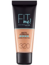 Maybelline Fit Me! Matte + Poreless Fondotinta - 320 Natural Tan