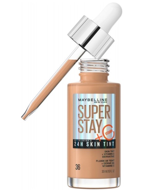 Maybelline Super Stay 24H Skin Tint + Vitamina C Fondotinta - 36