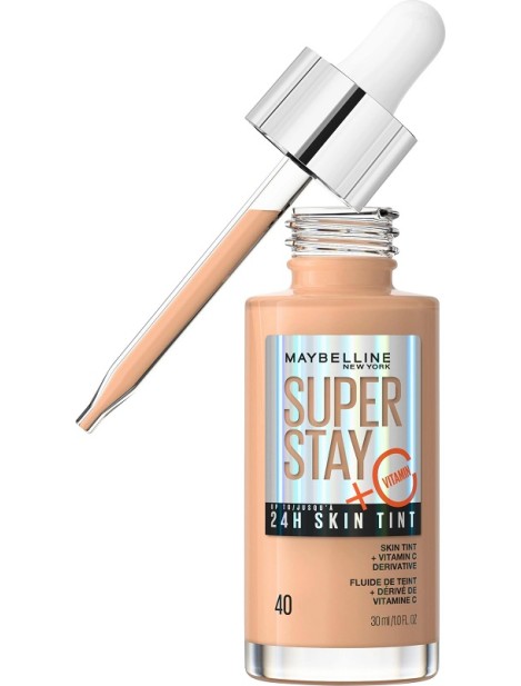 Maybelline Super Stay 24H Skin Tint + Vitamina C Fondotinta - 40