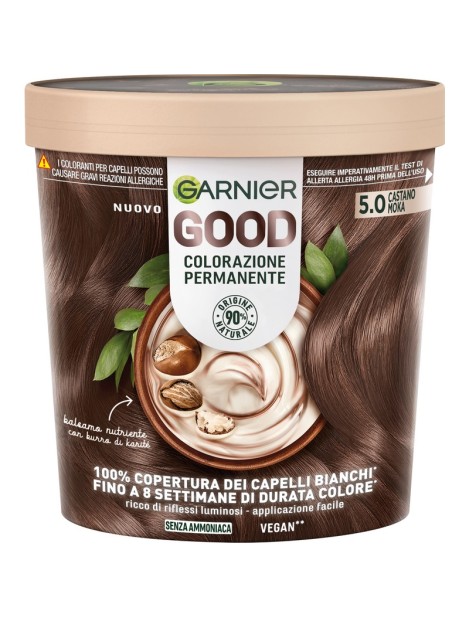 Garnier Good Colorazione Permanente Capelli - 5.0 Castano Moka