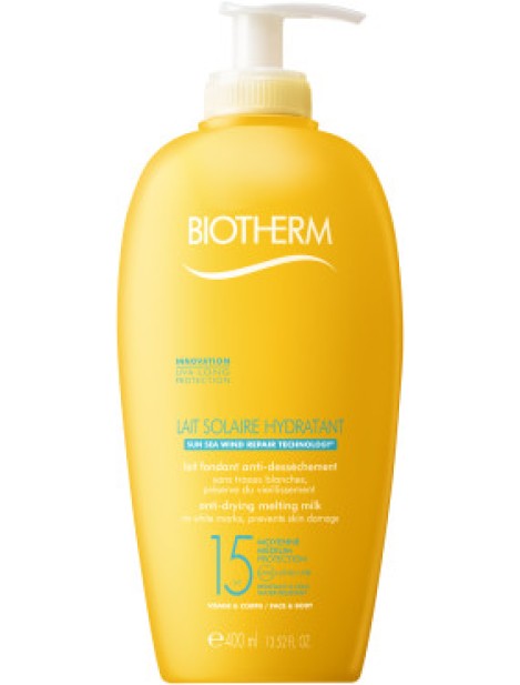Biotherm Lait Solaire Spf15 Latte Solare Corpo 400 Ml