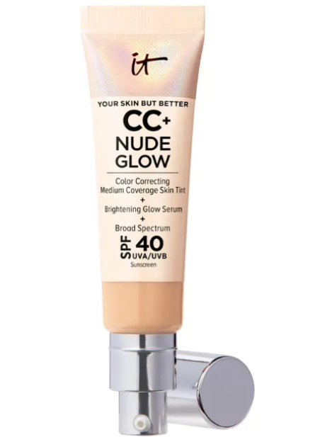 It Cosmetics Your Skin But Better Cc+ Nude Glow Lightweight Foundation + Glow Serum Spf40 Fondotinta Trucco - Medium 32 Ml