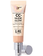 It Cosmetics Your Skin But Better Cc+ Nude Glow Lightweight Foundation + Glow Serum Spf40 Fondotinta Trucco - Neutral Medium 32 Ml