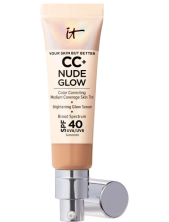 It Cosmetics Your Skin But Better Cc+ Nude Glow Lightweight Foundation + Glow Serum Spf40 Fondotinta Trucco - Medium Tan 32 Ml