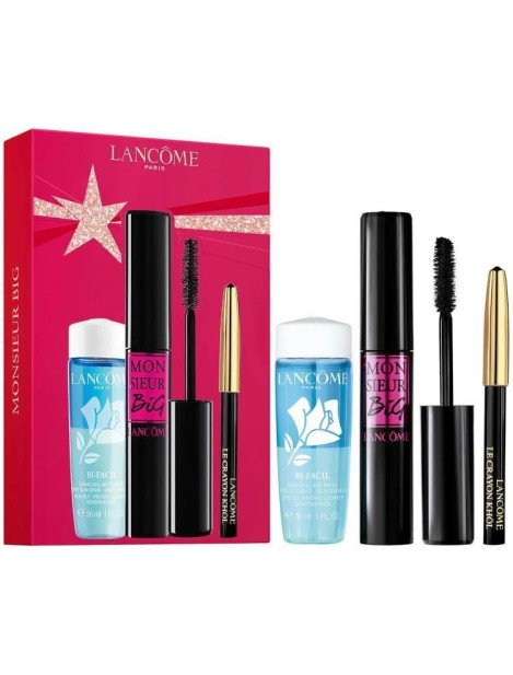 Lancôme Cofanetto Monsieur Big Mascara + Le Crayon Khôl Miniature + Bi-Facil Struccante Occhi