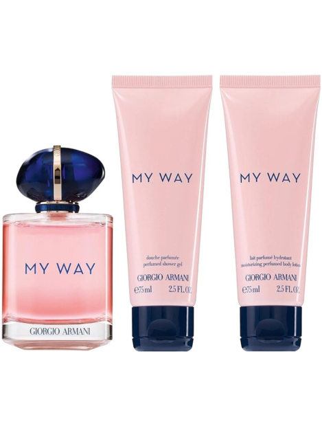 Giorgio Armani Cofanetto My Way Edp Donna 50 Ml + Latte Corpo 75 Ml + Gel Doccia 75 Ml