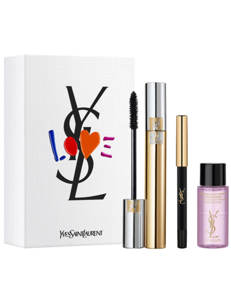 Yves Saint Laurent Cofanetto Mascara Volume Effet Faux Cils + Mini Dessin Du Regard + Top Secrets Struccante Bifase