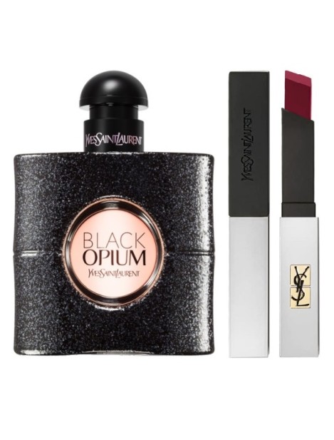 Yves Saint Laurent Black Opium Eau De Parfum 50 Ml + Slim Sheer Matte 107 Cofanetto