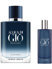 Giorgio Armani Cofanetto Acqua Di Giò Profondo Eau De Parfum 100 Ml + Mini - Size 15 Ml