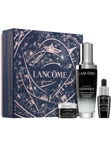 Lancôme Cofanetto Génifique Siero Ringiovanente 50 Ml + Siero Ringiovanente 10 Ml + Crema Ringiovanente Attiva Per Il Contorno Degli Occhi 5 Ml