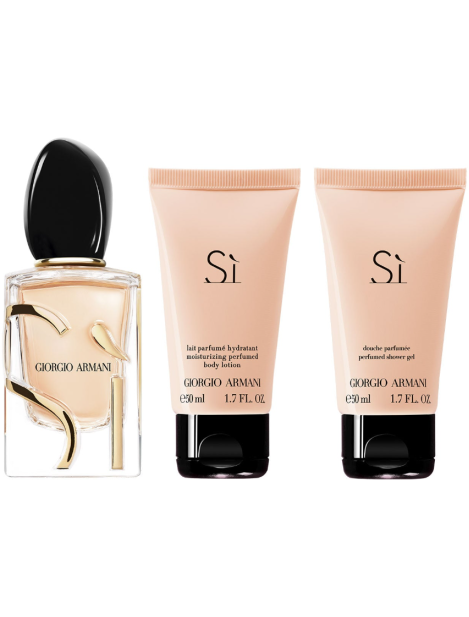 Giorgio Armani Cofanetto Armani Sì Eau De Parfum Donna 50 Ml + Lozione Per Il Corpo 50 Ml + Gel Doccia 50 Ml