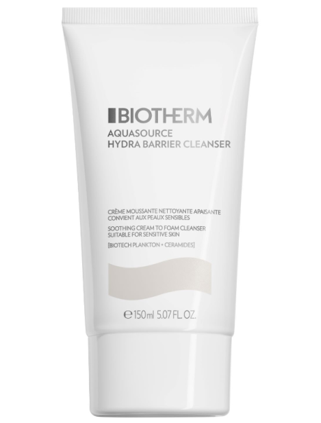 Biotherm Aquasource Hydra Barrier Cleanser Soothing Cream To Foam Cleanser Detergente Viso 150 Ml
