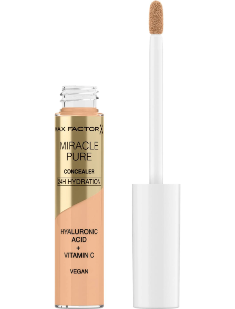 Max Factor Miracle Pure Con Acido Ialuronico E Vitamina C Correttore Idratante 24H - 004 Medium