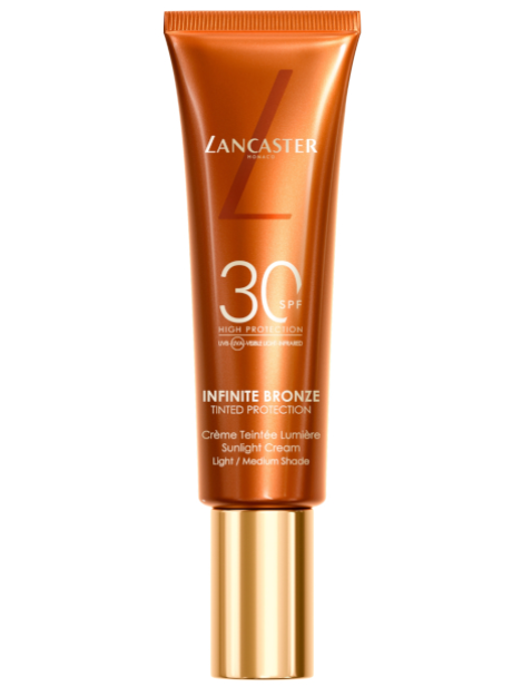 Lancaster Infinite Bronze Tinted Protection Sunlight Cream Spf30 Fondotinta 50 Ml - 01 Light / Medium