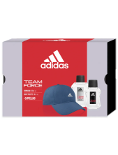 Adidas Cofanetto Team Force Eau De Toilette 50ml + Dopobarba 100ml + Cappellino Uomo