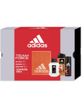 Adidas Team Force Eau De Toilette 100Ml + Shower Gel 250Ml + Deodorante 150Ml + Telo Palestra Uomo