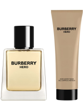 Burberry Cofanetto Burberry Hero Eau De Toilette Uomo 50 Ml + Burberry Hero Shower Gel 75 Ml