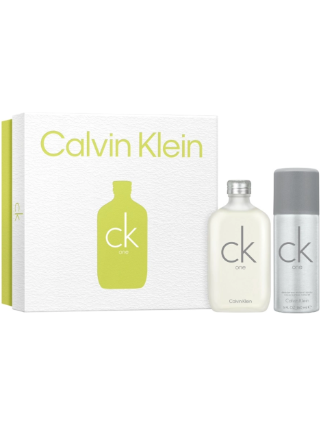 Calvin Klein Cofanetto Ck One Eau De Toilette Unisex 100 Ml + Ck One Deodorante Spray Naturale 150 Ml