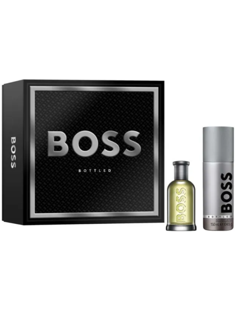 Hugo Boss Cofanetto Boss Bottled Eau De Toilette Uomo 50 Ml + Boss Bottled Deodorante Spray Uomo 150 Ml